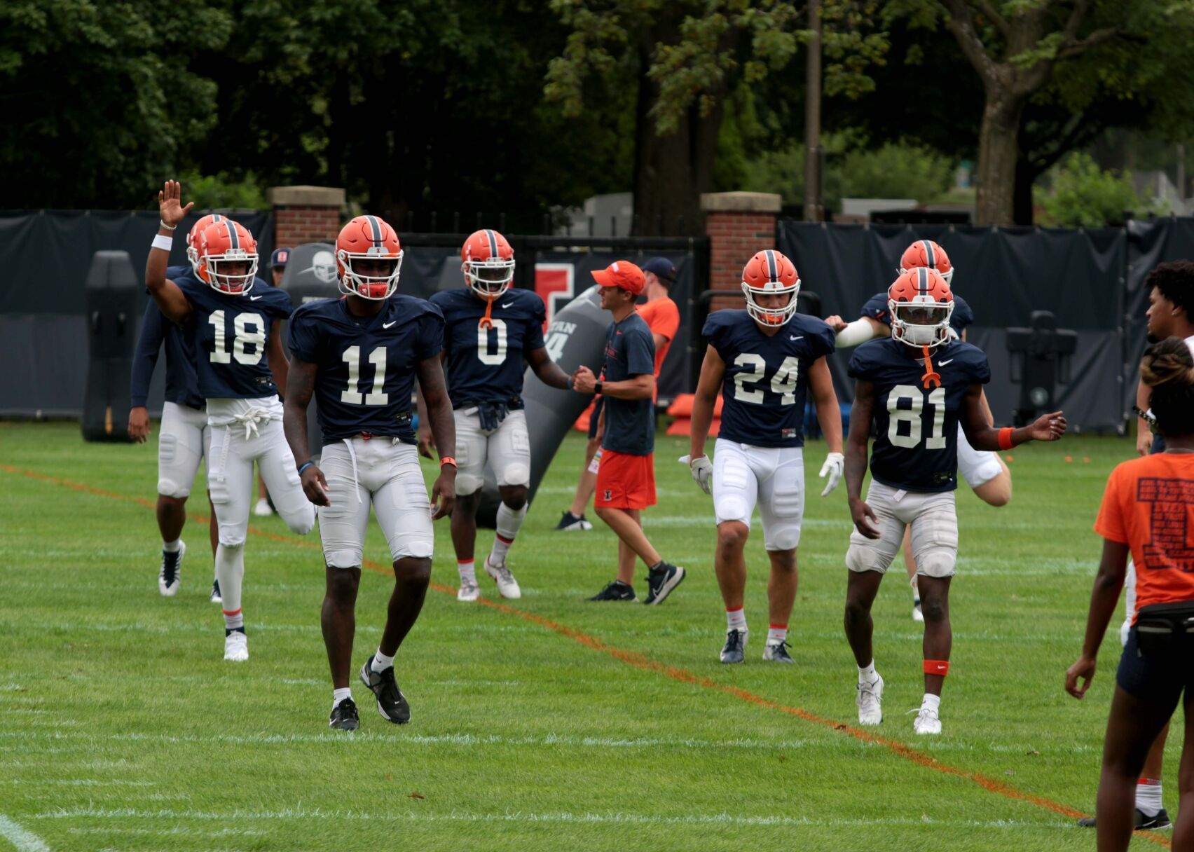 Illinois wide receivers